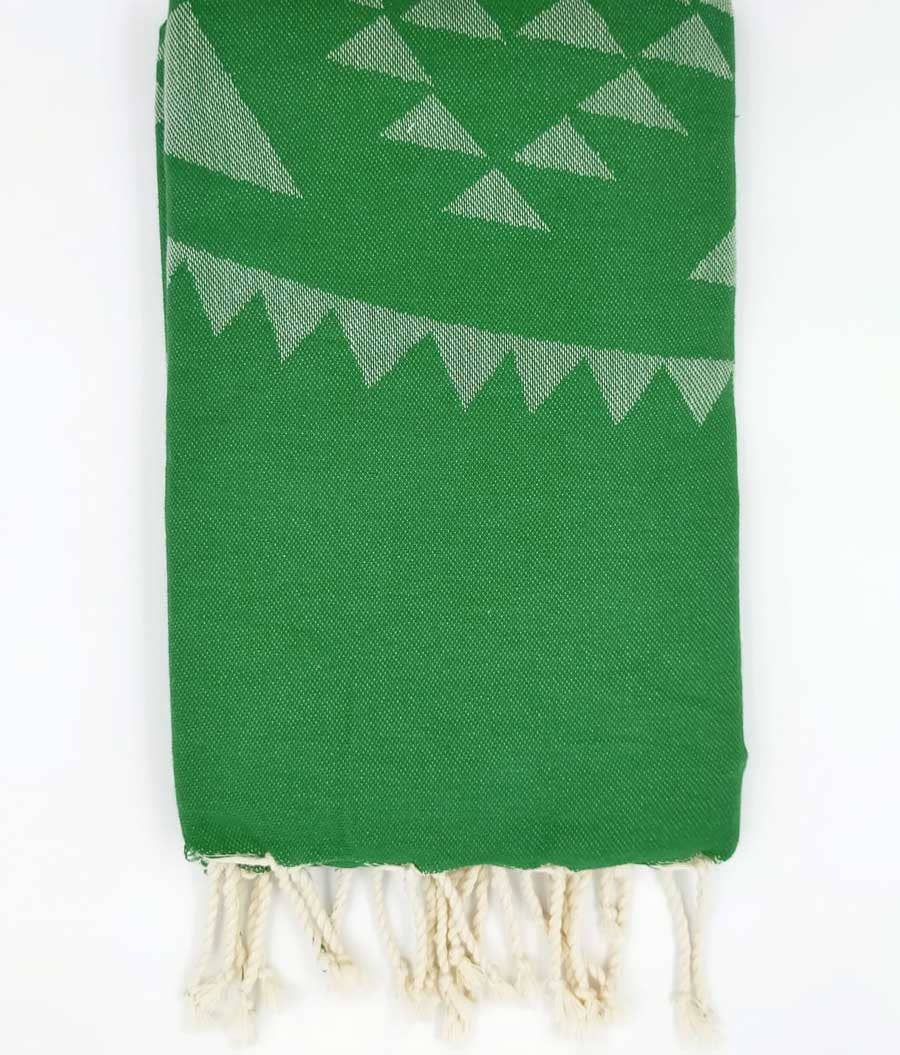 Fouta Tunisia - Wholesale Beach Towel - Green bohemian fouta