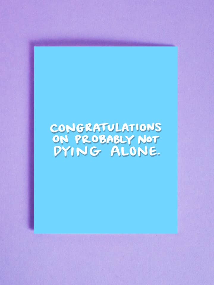 Tarjeta de Morir Alone para venta al por mayor de Smitches