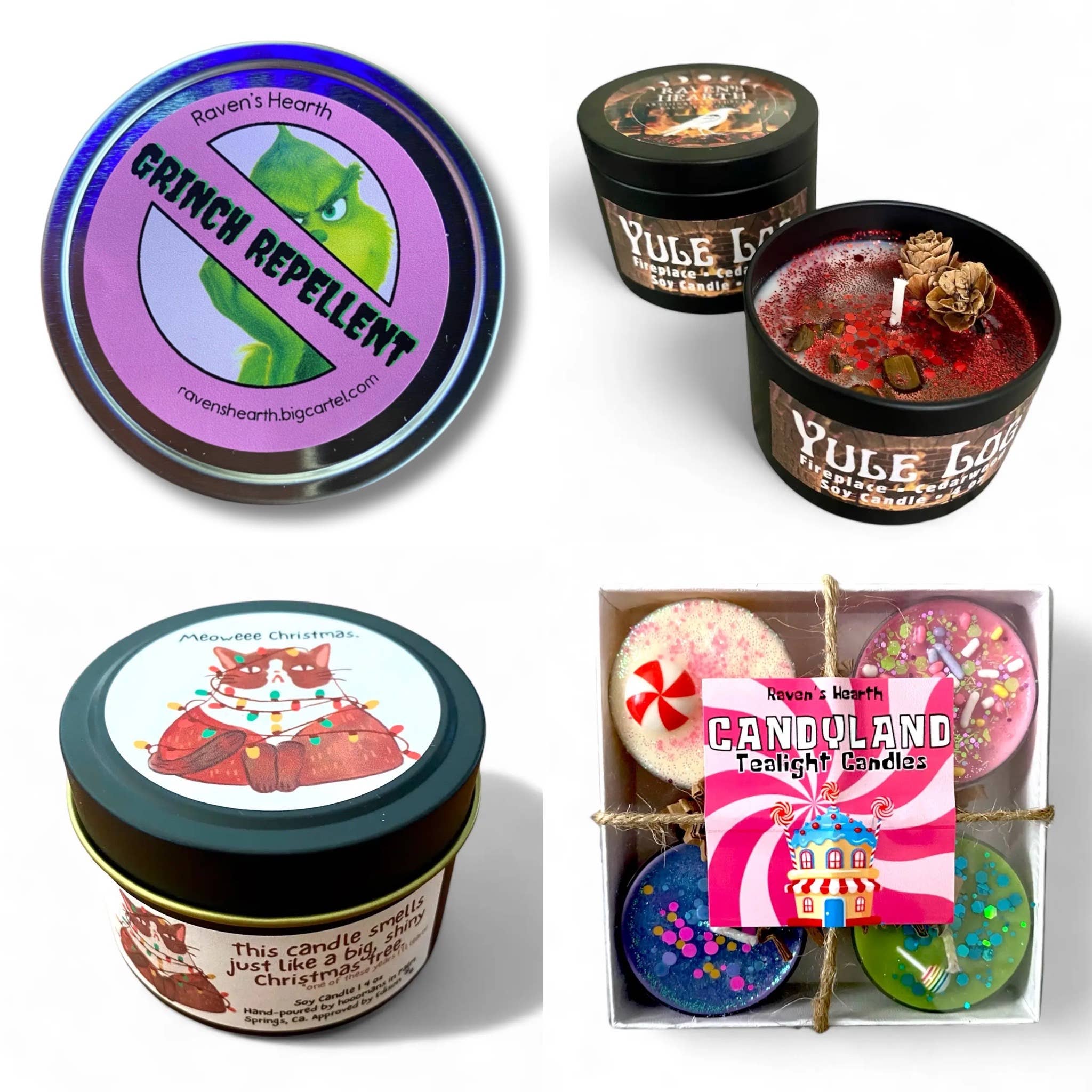 Raven’s Hearth - Wholesale Travel candles - Best-Selling Christmas Candle Bundle | Reduced Minimums0