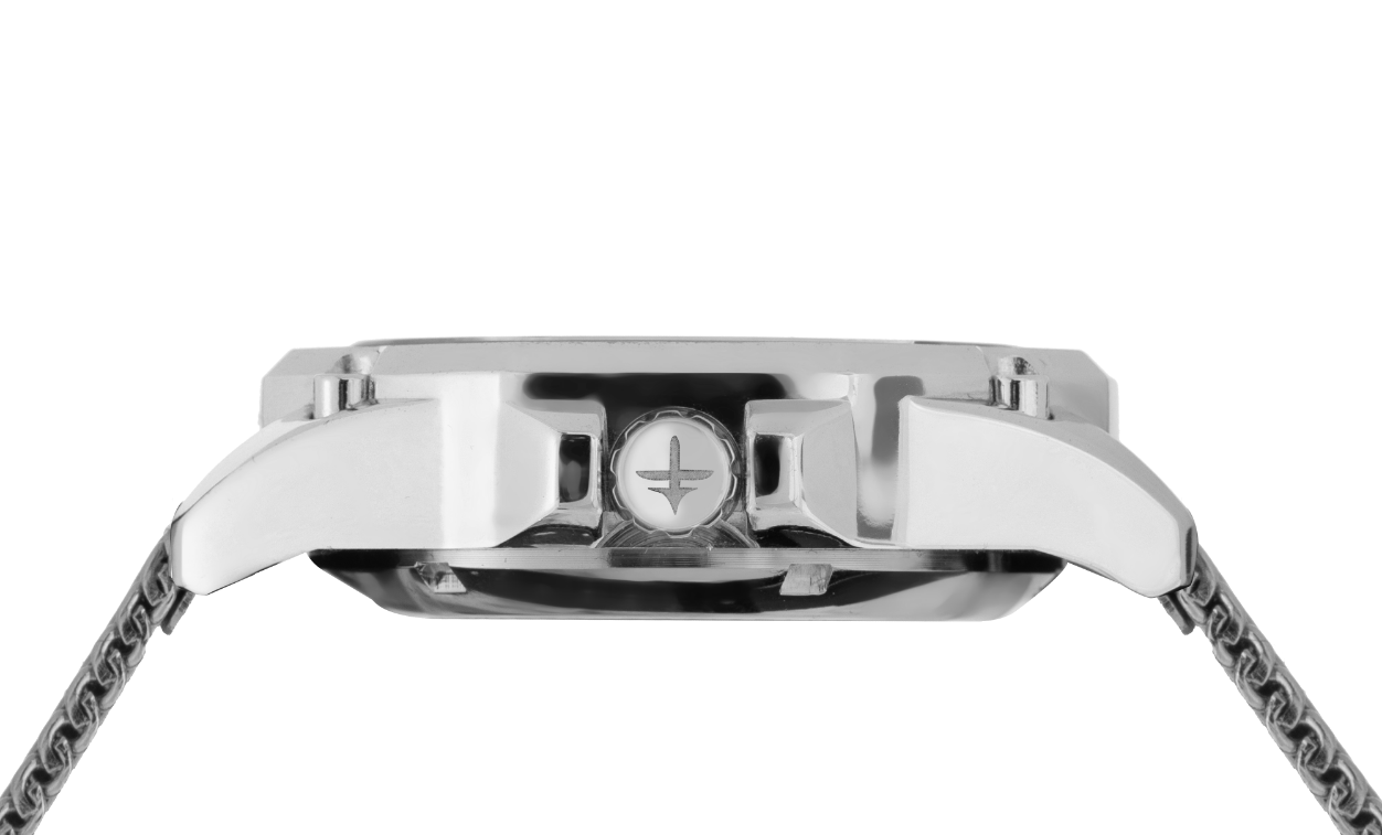 Lucien Fabrice - Wholesale Wrist Watch - Men's - Zircon Amir Silver2