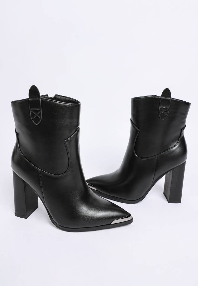 Rag Company - Wholesale Booties - Women's - Hatter Pointed Toe Faux Leather Boots11