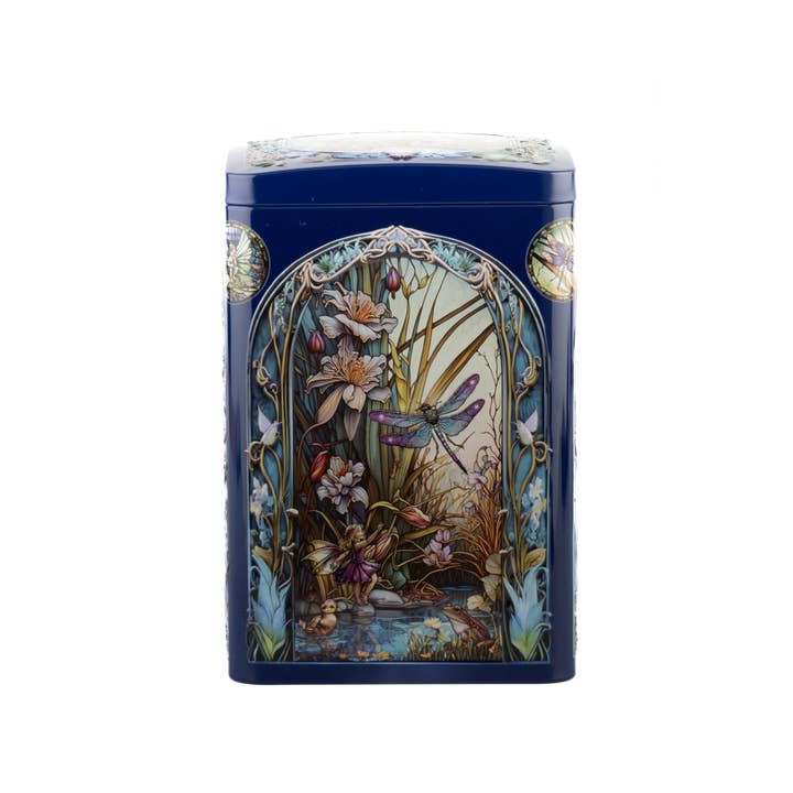 Churchill's Confectionery – wholesale Biscuit – Lily Pond Gift Tin with Mini White Choc & Raspberry Biscuits4