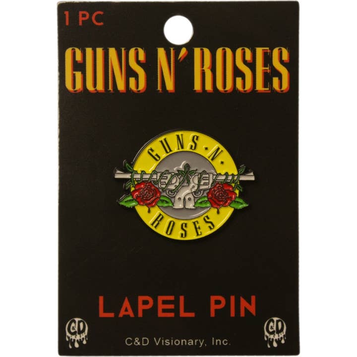 Square Deal Recordings & Supplies - Wholesale Lapel Pin/Button - Enamel Pin - Guns N' Roses - Dueling Pistol Guns Logo