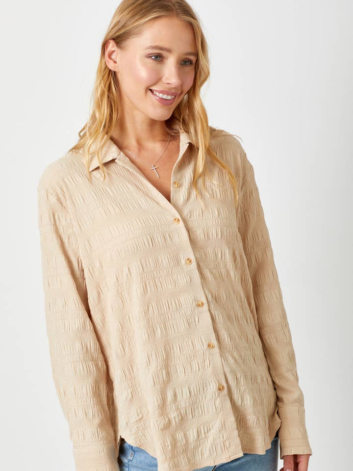 60209 Camicia con bottoni testurizzati per la vendita all'ingrosso da parte di Mystree