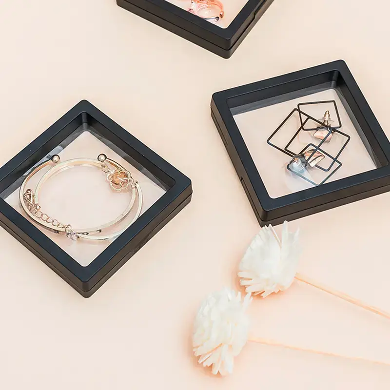 Magnifique Hearts – wholesale Jewellery box/organiser – Clear Jewelry Display Box, Earring Bracelet, Necklace, Rings3