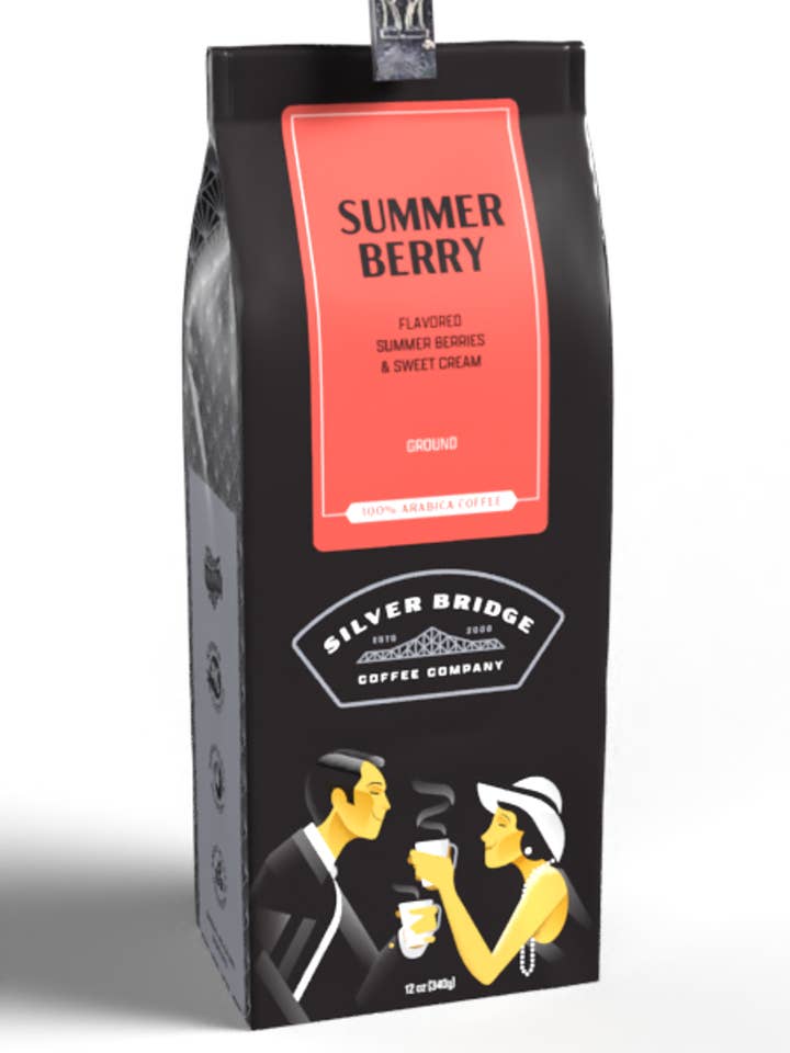 Baies d'été pour la vente par Silver Bridge Coffee Company