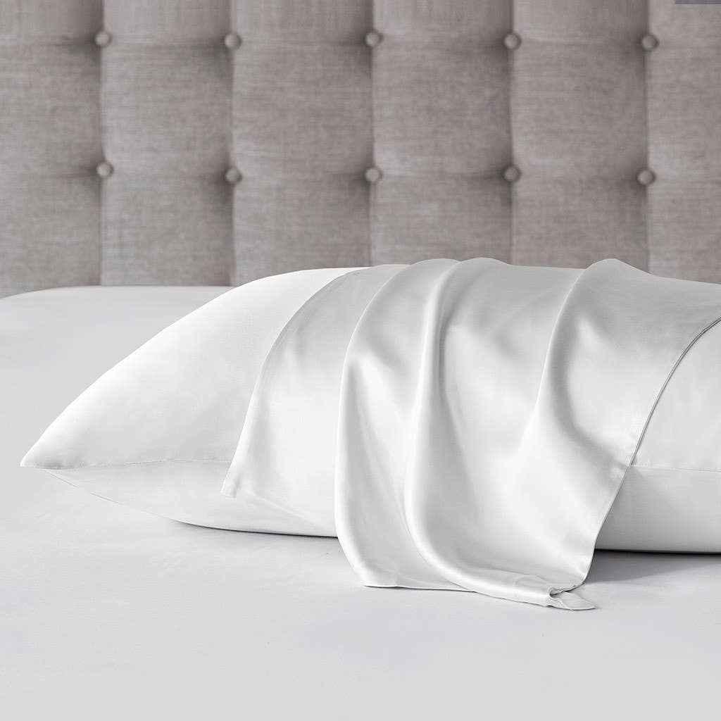 Olliix - Wholesale Bedding Pillowcase/Sham - Mulberry Silk Luxury Single Pillowcase, White1
