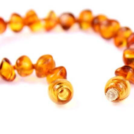 SilverAmber Jewellery - Wholesale Beaded Bracelet - Beautiful Baroque Bracelets & Anklets in Cognac, Mix, Lemon & Honey colours - Various Sizes7