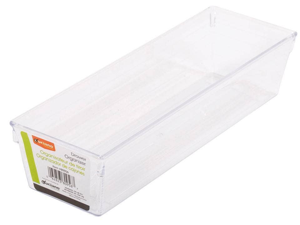 Luciano Gourmet - Wholesale Food Storage Container - Luciano  Clear Plastic Drawer Organizer- Two sizes1