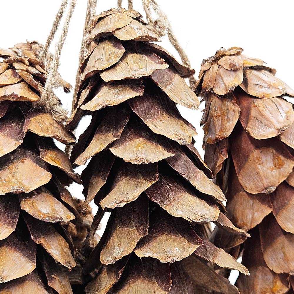 A&B Home Group Inc. - Vente Plantes artificielles - Grappe rustique de pommes de pin de 23,5" 8PC/paquet6