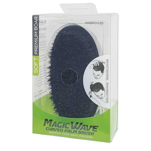 Majestic Wholesale - Wholesale Hair Brush/Comb - MAGIC COLLECTION WAVE CLUB BRUSH CURVED/PALM HARD OR SOFT3