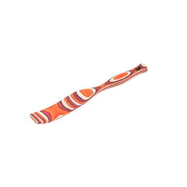 8" Red Pakka Slim Spurtle for wholesale by Island Bamboo