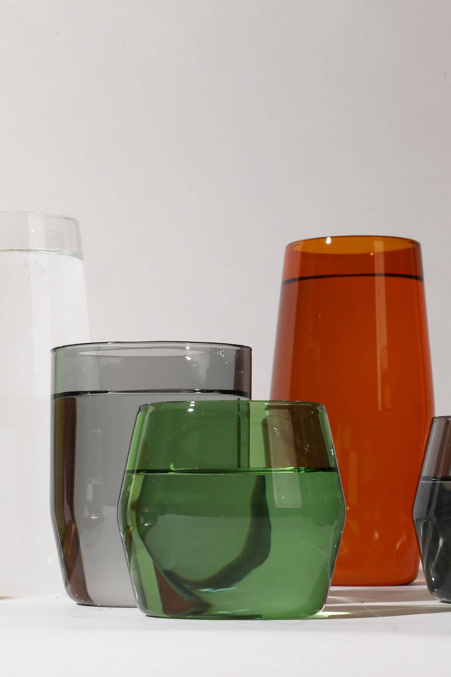 YIELD - Wholesale Drinking Glass/Cup - 16 oz Century Amber Glass Set3