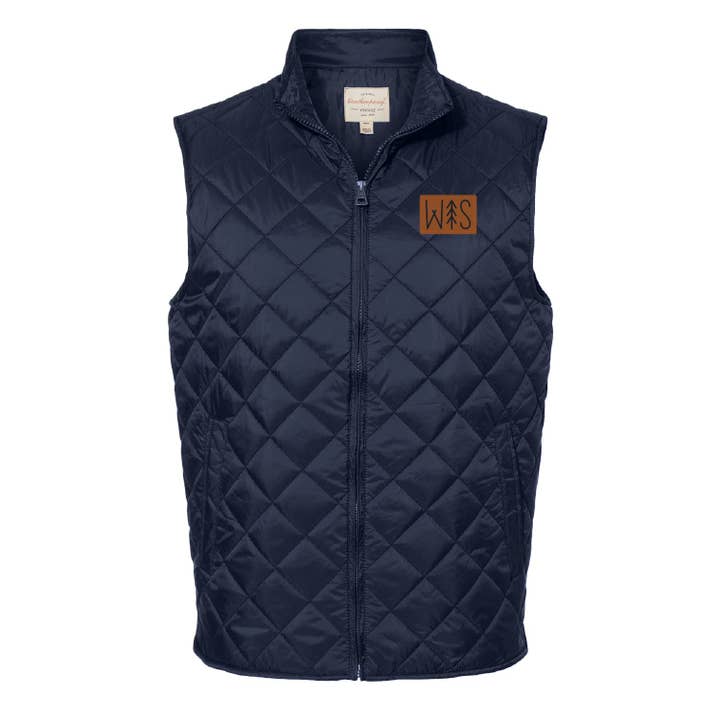 Lakeside Clothing Co. - Wholesale Outerwear Vest - Unisex - WI141 WIS Unisex Vintage Diamond Quilted Vest1
