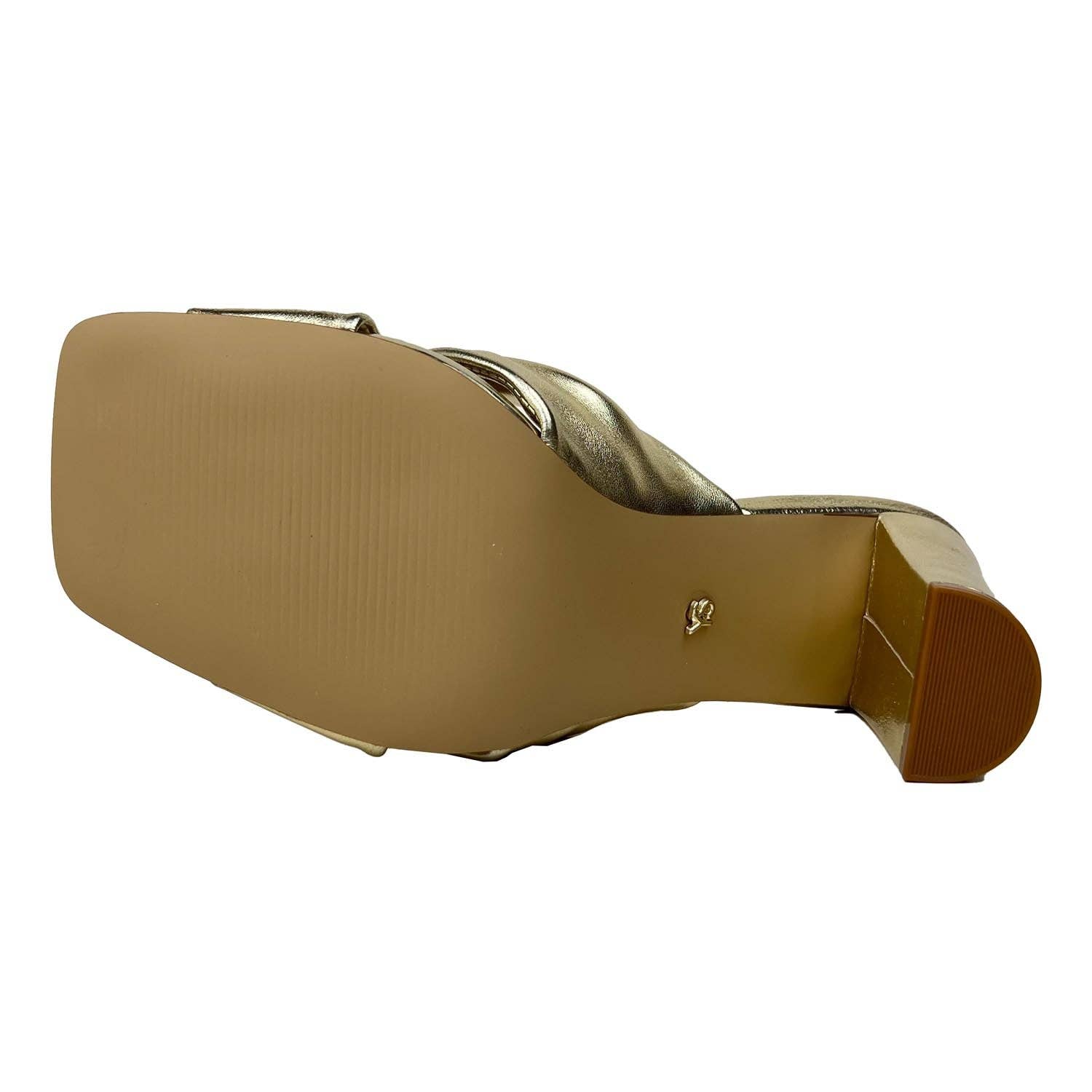 Pelle Oro Sandalo elegante annodato Hazel in pelle dorata in vendita all'ingrosso su Faire4