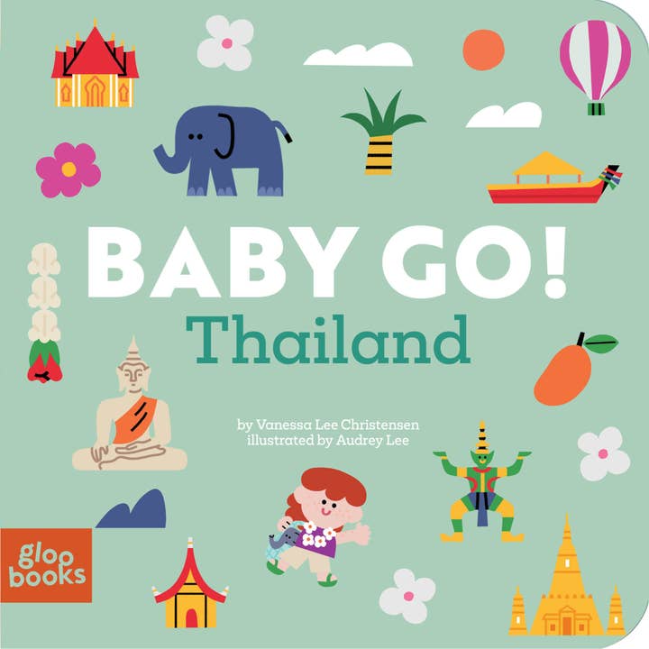 Baby Go! Thailand: A Board Book About Travel (Ages 0-4) for wholesale by Gloo Books