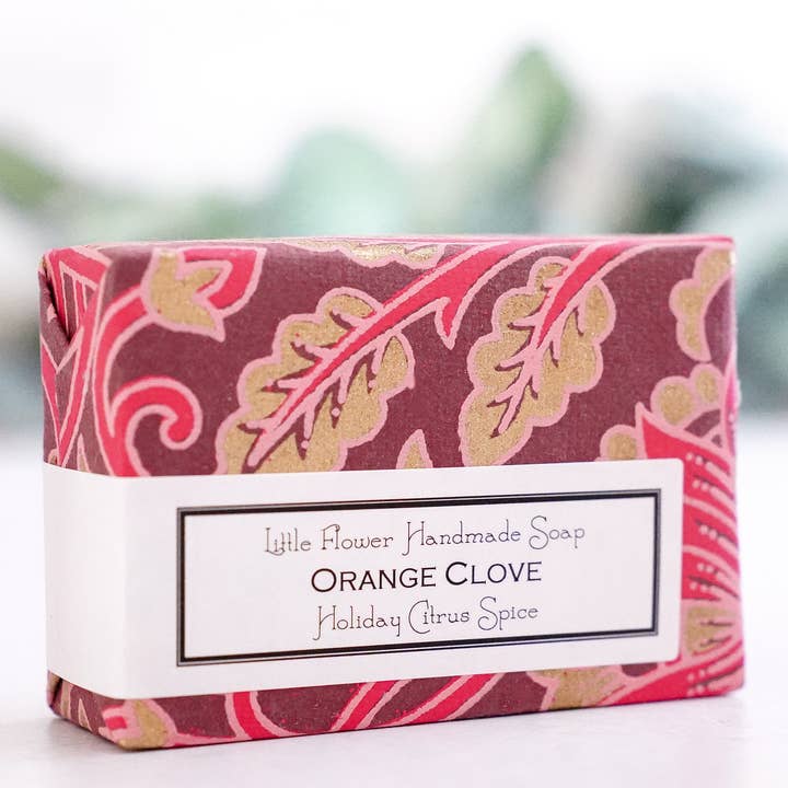 The Little Flower Soap Co - Wholesale Bar Soap - Orange Clove Handmade Fall Soap