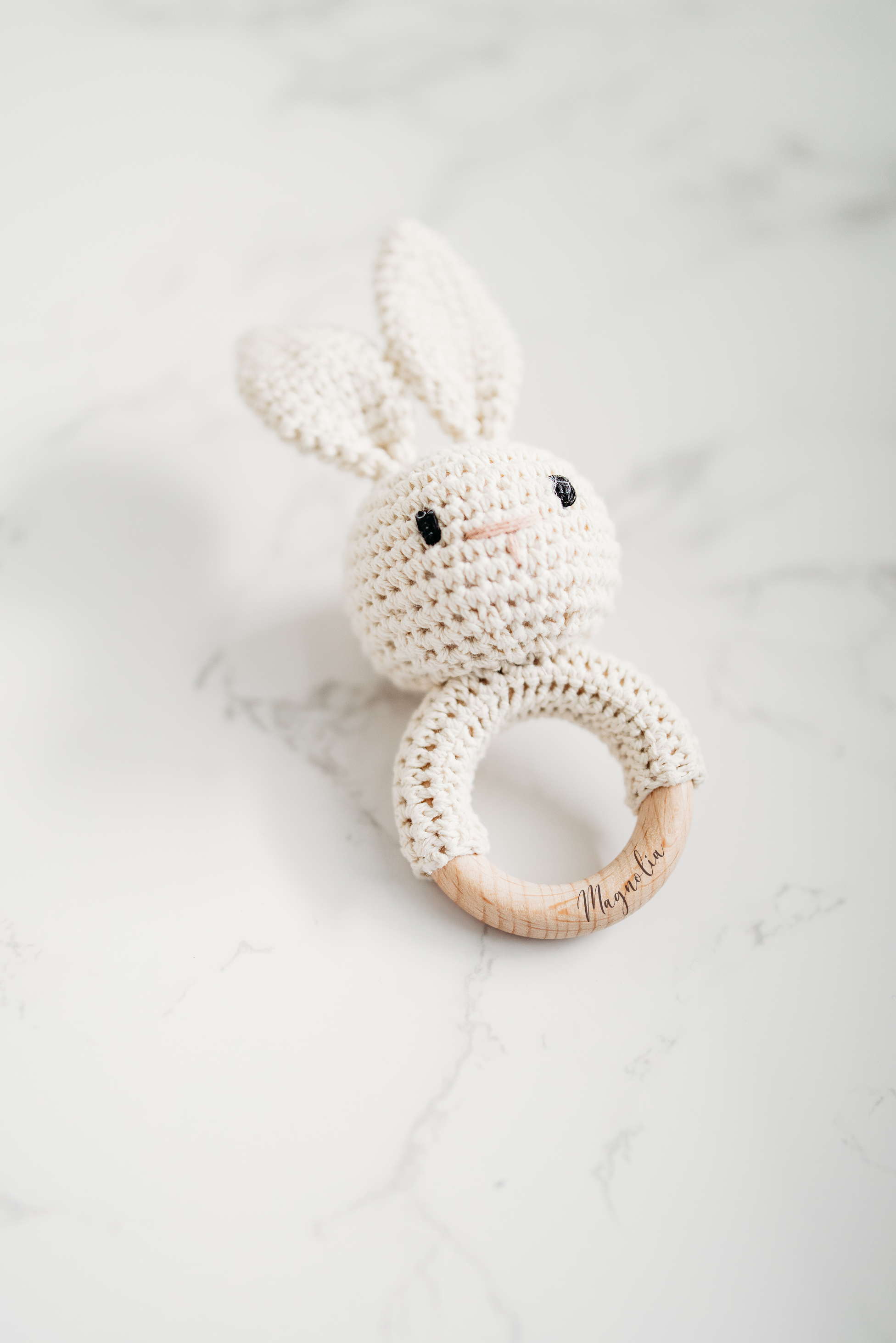 Grow With Me Baby Co - Wholesale Handheld Rattle - Baby - Baby Rattle, Crochet Baby Rattle, Animal Rattle2
