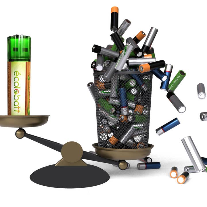 EcoloBatt - Wholesale Portable Charger - EcoLobatt® ️ | 2X AA BATTERIES RECHARGEABLE via USB |5