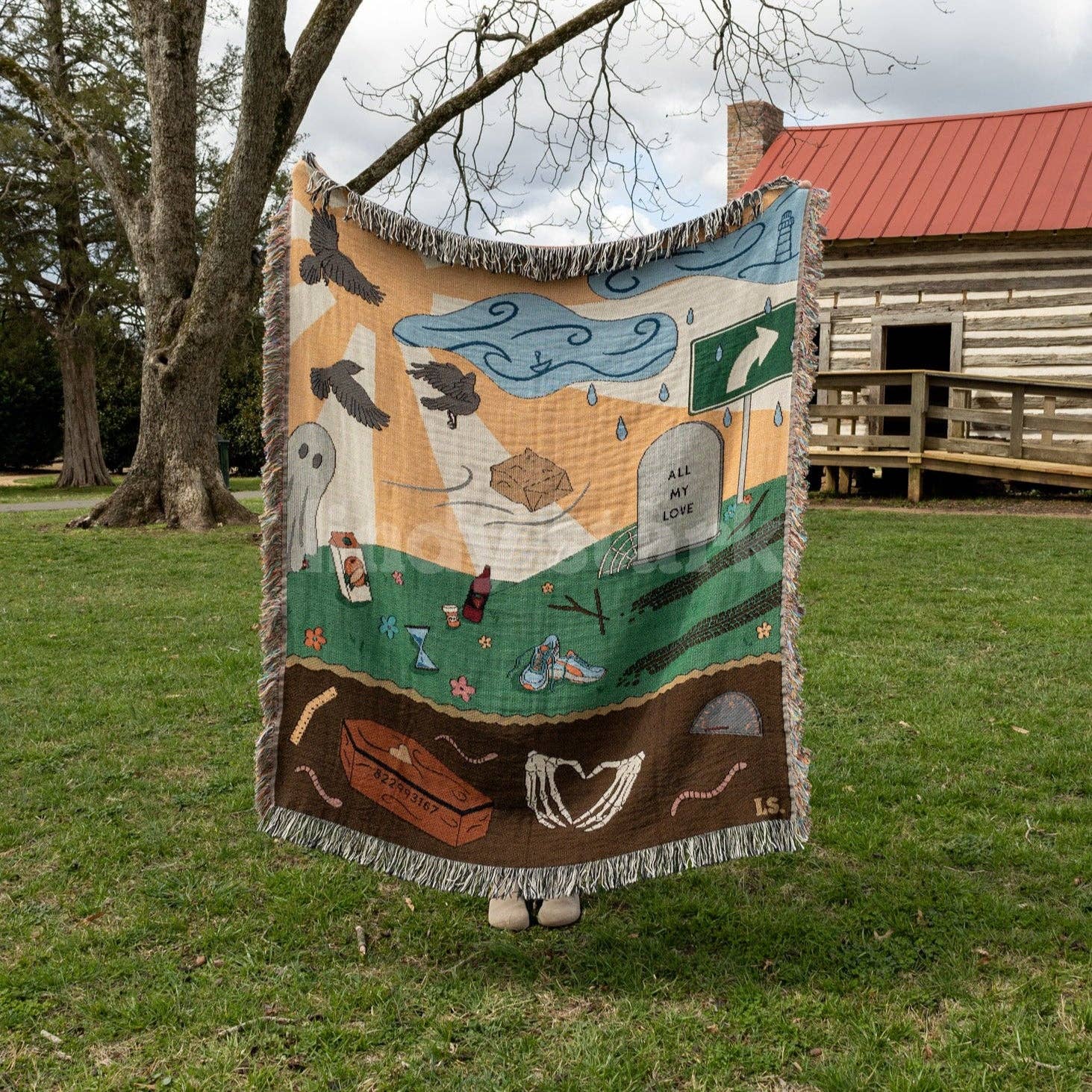 Lindy Stark Designs - Wholesale Throw Blanket - All My Love Blanket1