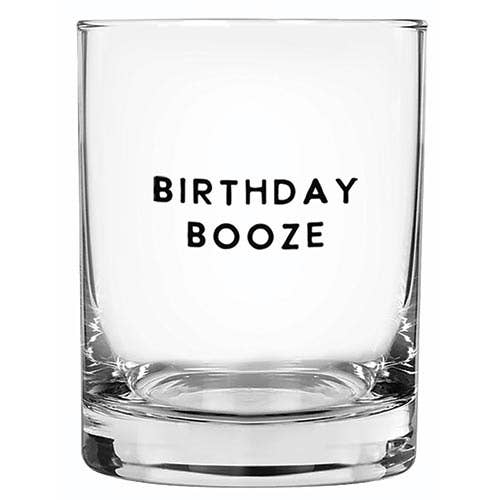 DOF Glass - Birthday Booze for wholesale by Santa Barbara Design Studio by Creative Brands