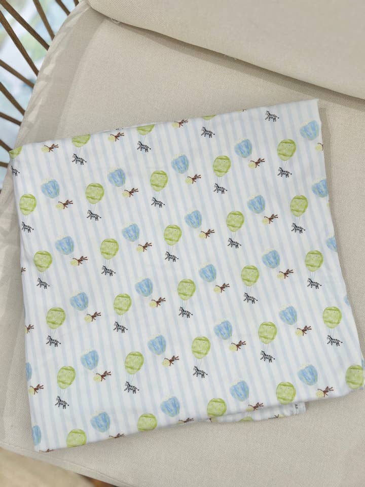 Soaring Safari Pals Boys Blanket for wholesale by The Seaside Proper Children’s Company