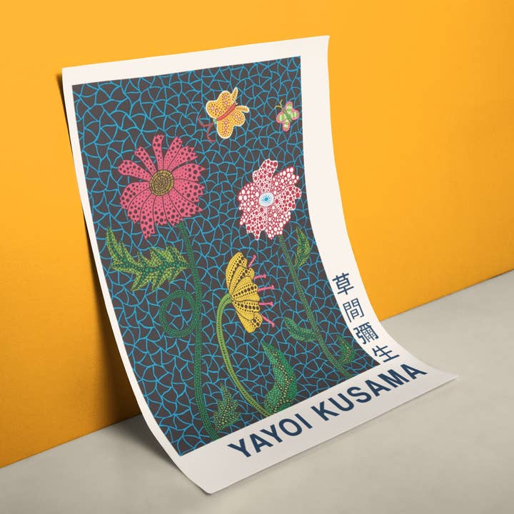 Yayoi Kusama Flower Poster for wholesale by reetro