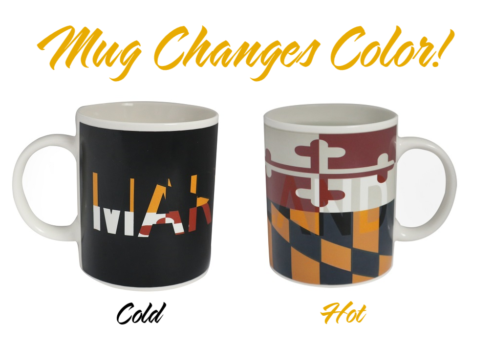 Sunkiss - Wholesale Coffee Mug - Maryland Flag Color Changing Coffee Mug0