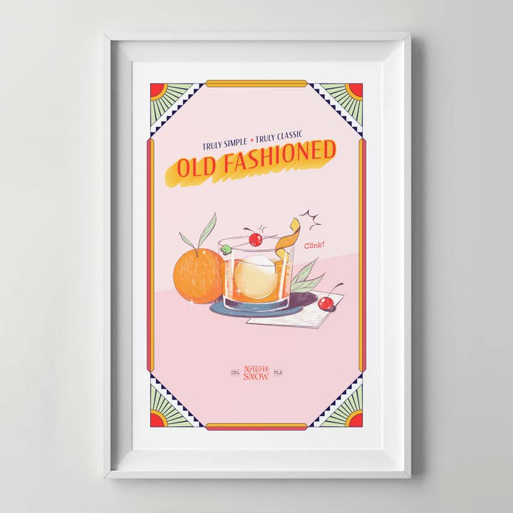 11" x 17" Old Fashioned Art Print for wholesale by Nava and Snow