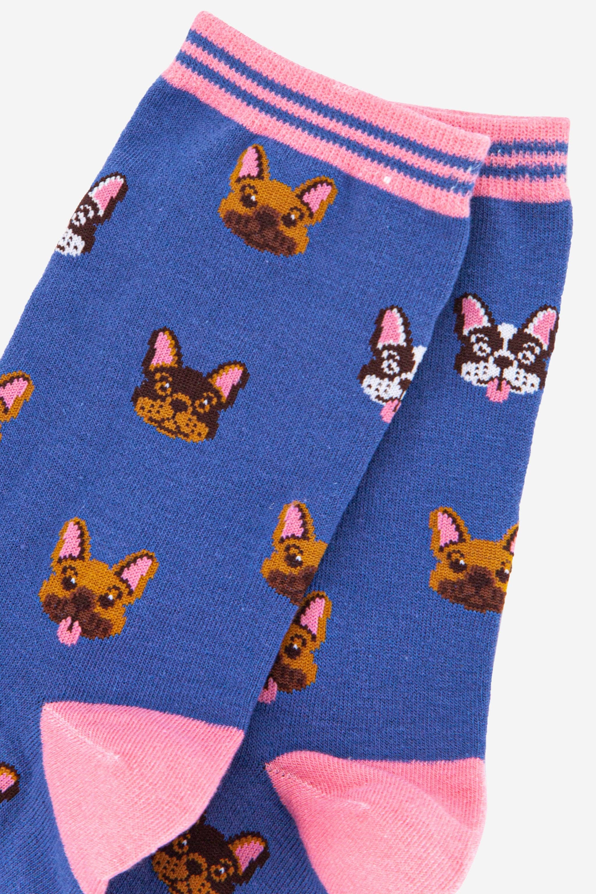 Sock Talk - Wholesale Socks - Women's - Women's French Bulldog Bamboo Dog Socks1