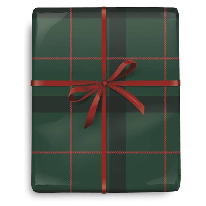 Holiday Plaid Cheer - Half Ream for wholesale by The Gift Wrap Company