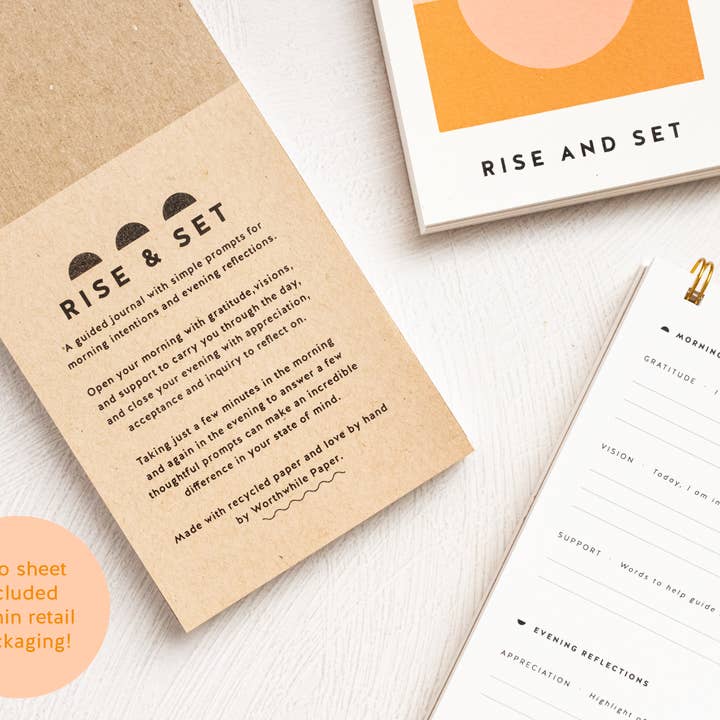 Worthwhile Paper - Wholesale Journal/Diary - Rise & Set Guided Journal3