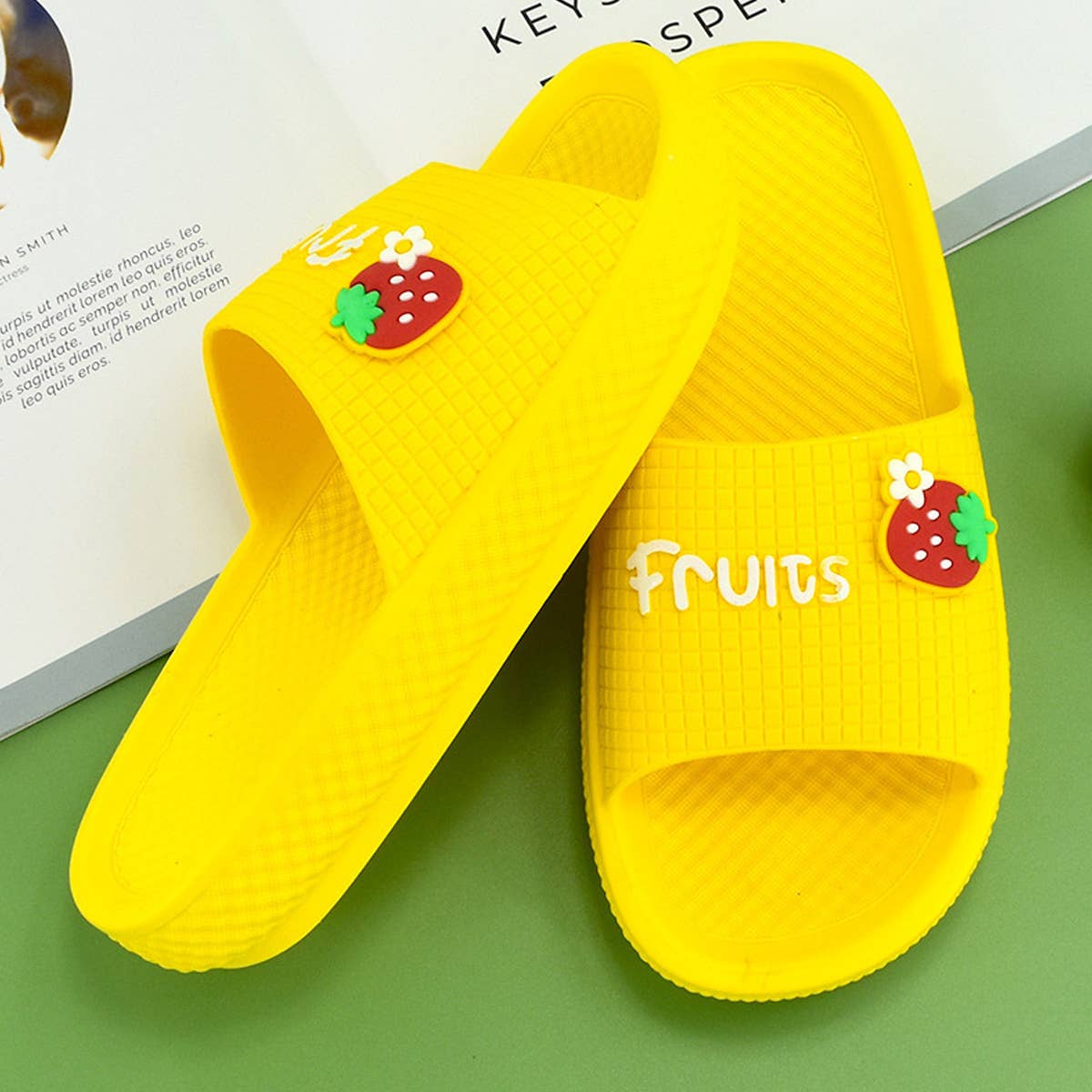 Suzie Q USA - Wholesale Slippers - Women's - Fruits Summer Daily Home and Outdoor Slippers2