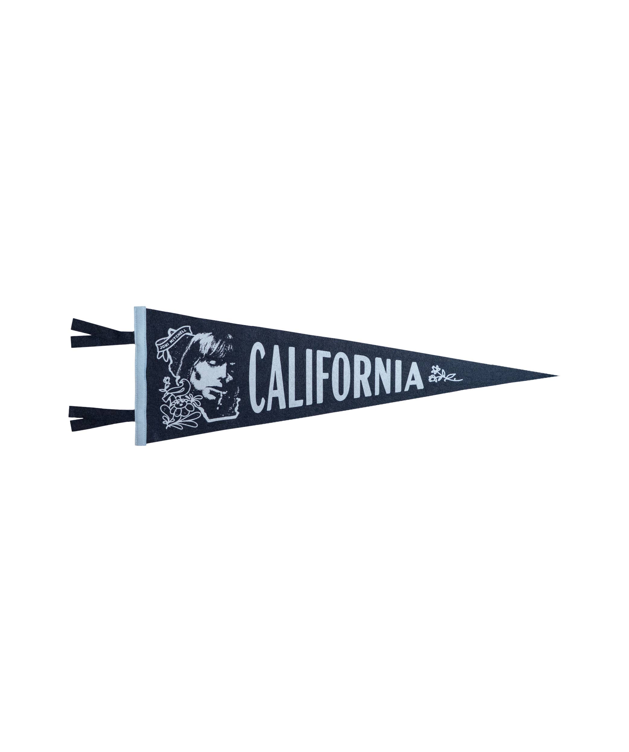 Oxford Pennant - Wholesale Flag - Joni Mitchell California Pennant