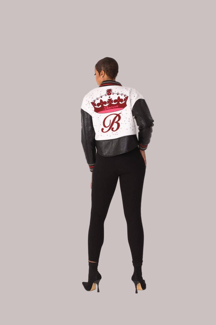For Her NYC – Engroshandel College-/baseballjakke – Kvinder – Betty Boop Varsity Crop Jakke - 822360