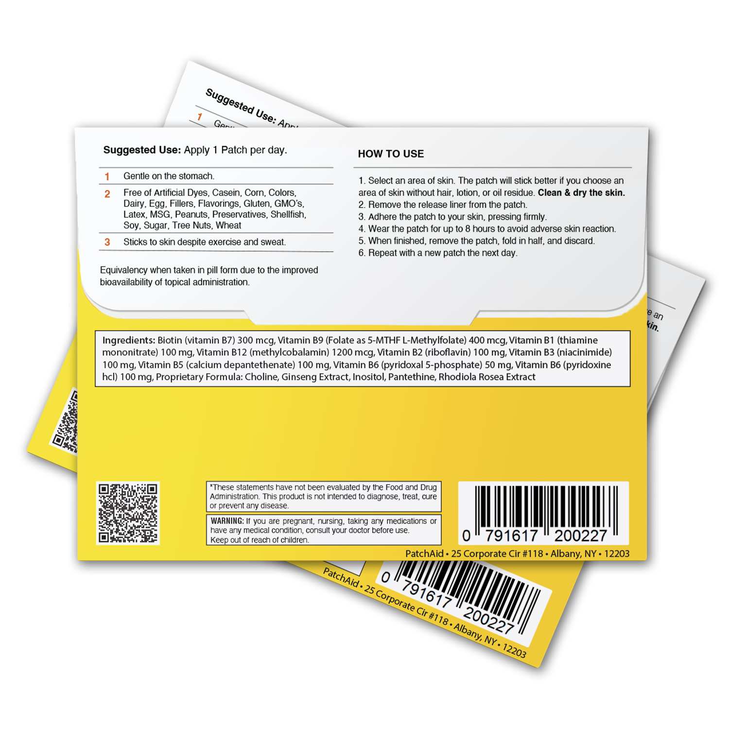 PatchAid – Großhandel Nahrungsergänzungsmittel/Vitamin zum Einnehmen – B12 Energy Plus Vitamin-Pflaster – Unterstützung für Energie & Stimmung5