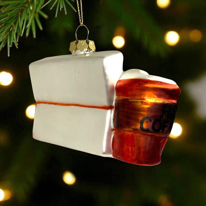 Noel Box - Wholesale Ornament - Donut Box Christmas Ornament – Glass Holiday Decoration3