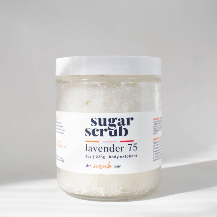 Lavender75 | Lavender Body Scrub | Body Polish for wholesale by The Scrub Bar