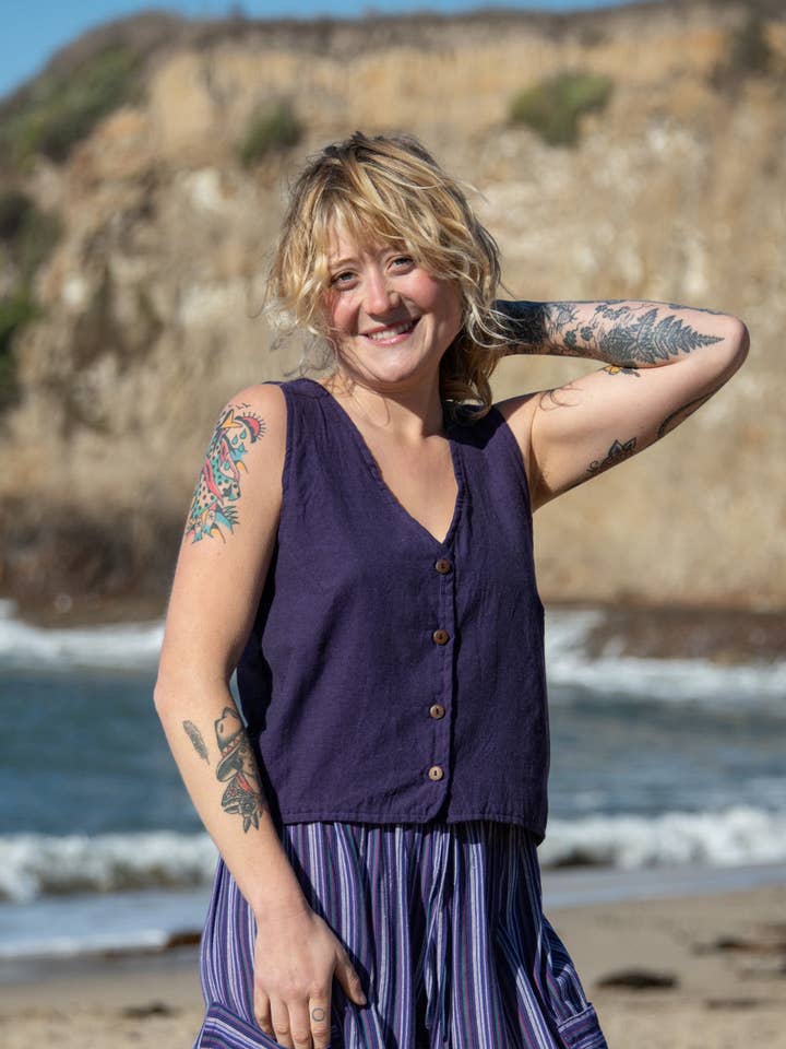 Zig Zag Asian Collection - Wholesale Shirt - Women's - Button Down Kurta Vest Top12