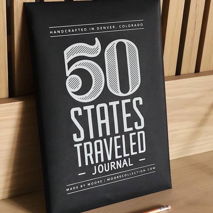 50 States Traveled Journal for wholesale by Moore Collection