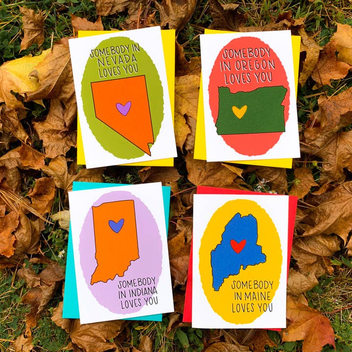 Carta d'Amore di Stato di StoneDonut Design per la vendita all'ingrosso da parte di Stone Donut Design, LLC