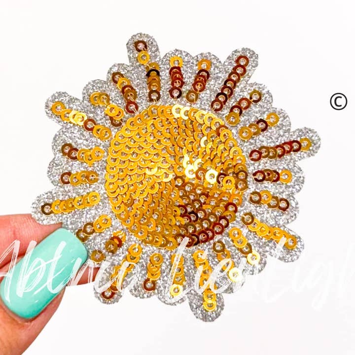 ABLNco - Wholesale Patch - Sun Sunshine Summer Sequin Patch0