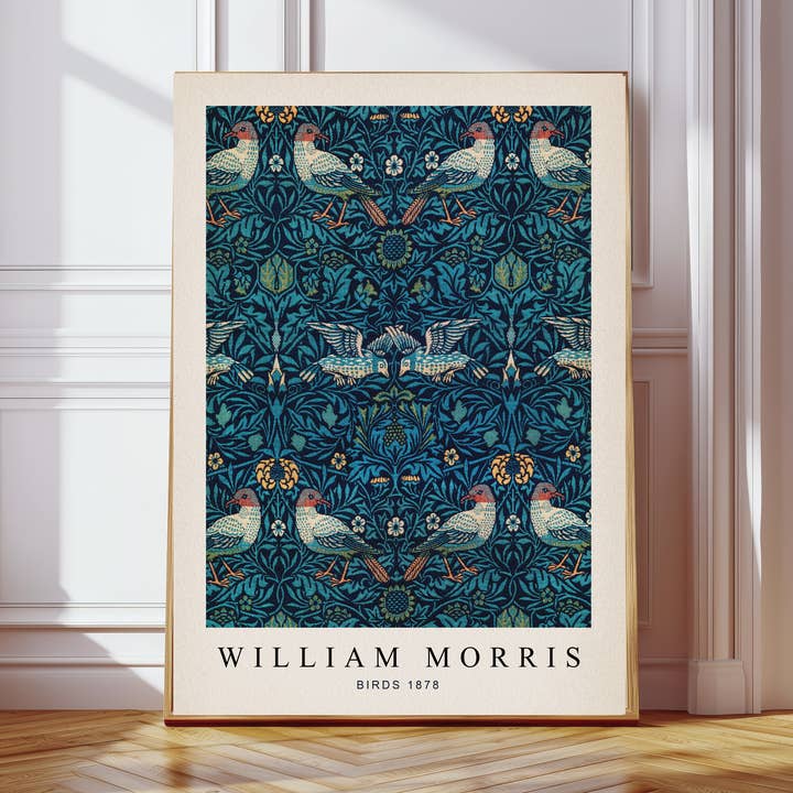 William Morris Impressão de Arte de Pássaros por atacado de Kumo Art Prints