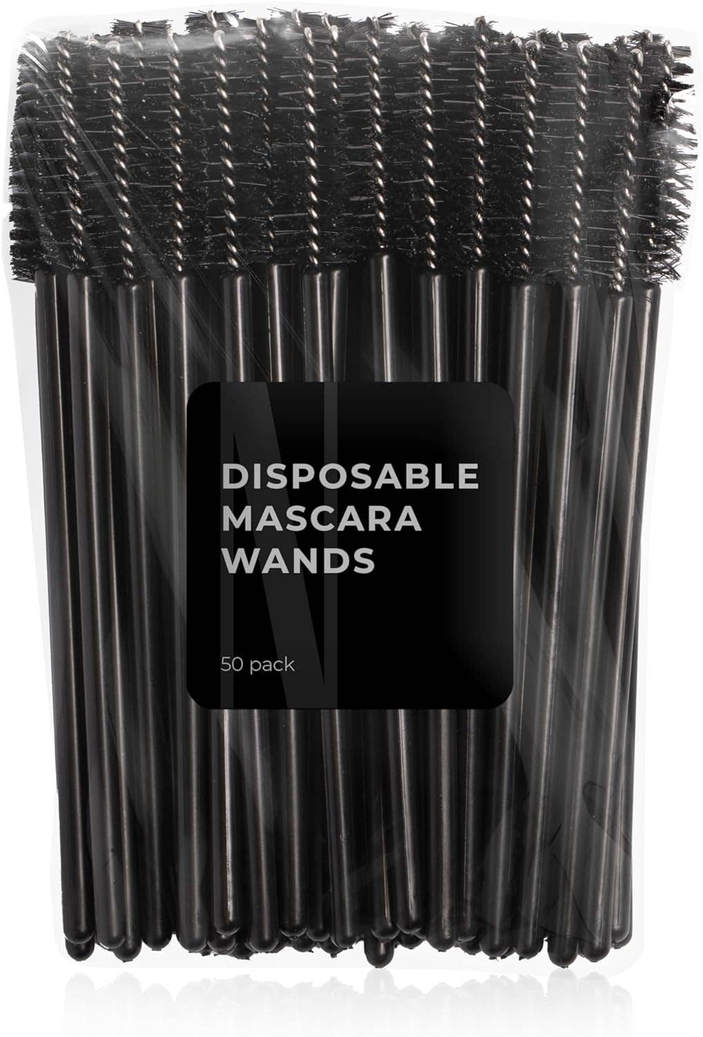 Beauty Goddess – wholesale Mascara – Nanolash Disposable Mascara Wands 50 pcs - disposable eyelash brushes, eyebrow spoolie0