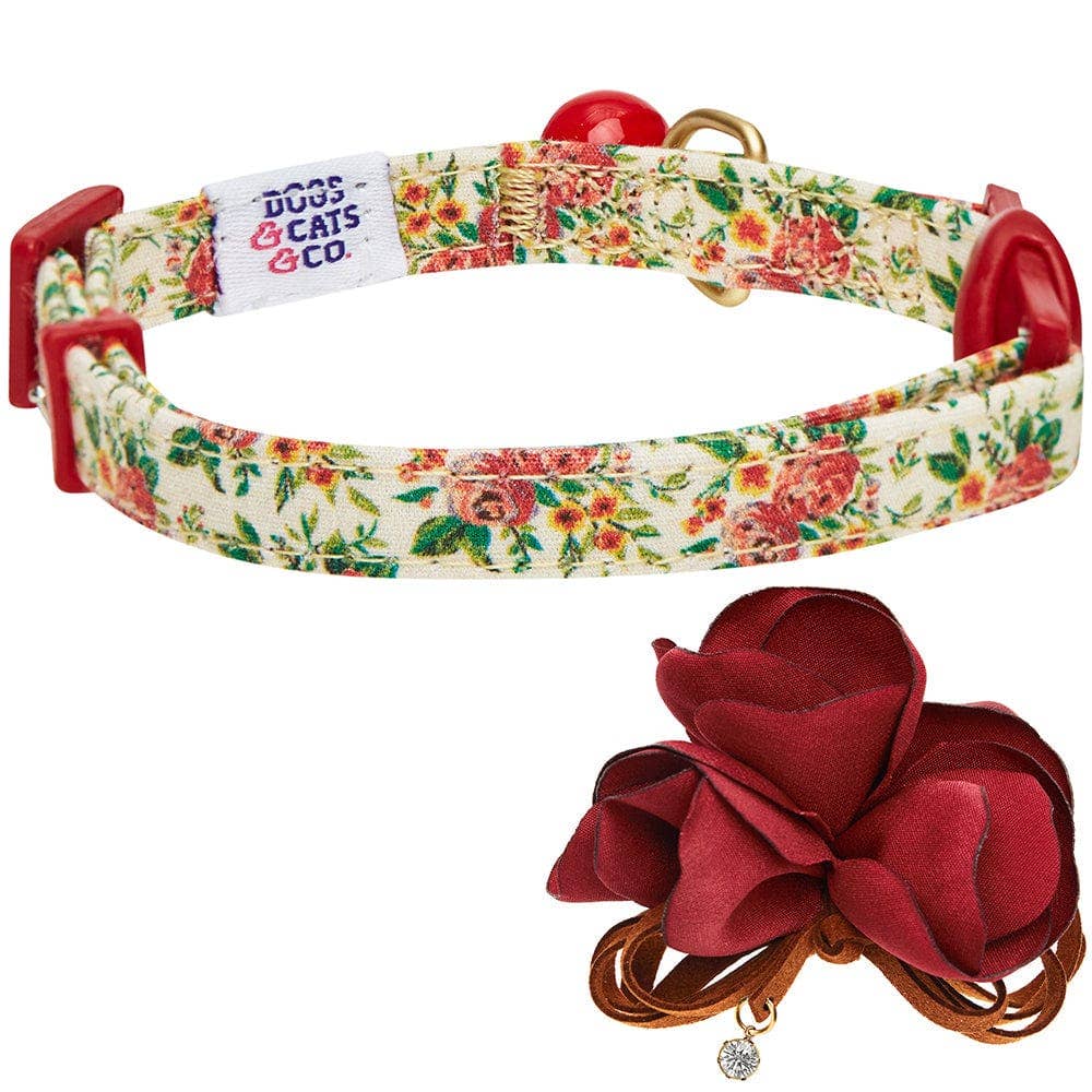 Blueberry Pet – wholesale Pet collar – Cat – Dogs & Cats & Co. A Scent of Spring Balloon Flower Cat Collar7