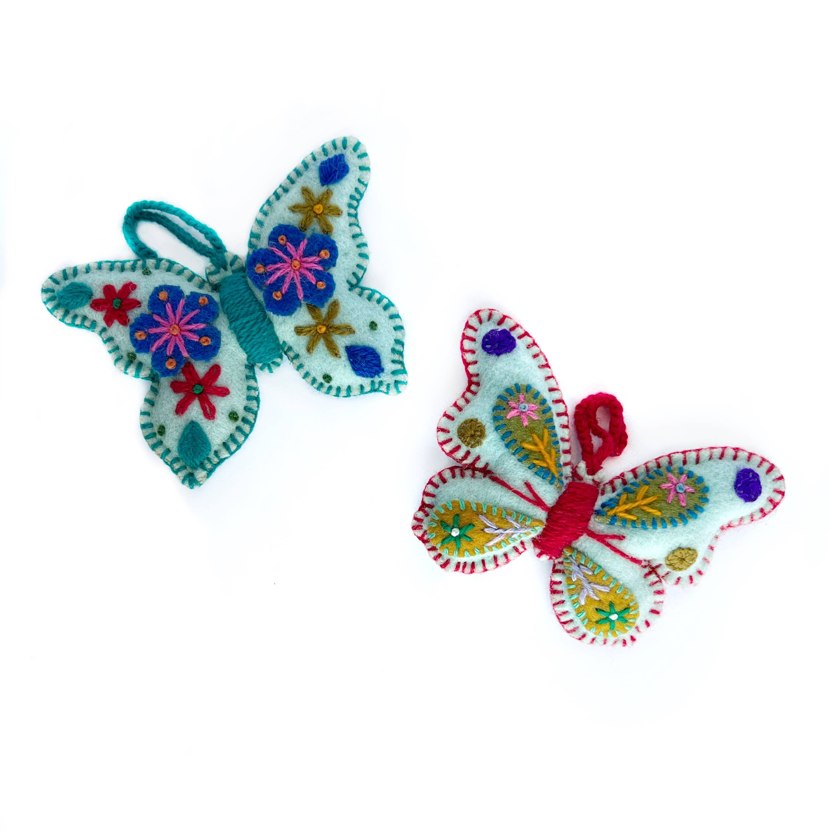 Ornaments 4 Orphans - Wholesale Ornament Set - Colorful Butterfly Christmas Ornaments, Assorted Bundle4