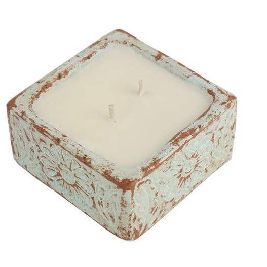 Flor bohemia Vintage Turquesa para venta al por mayor de Sweet Joy Candles