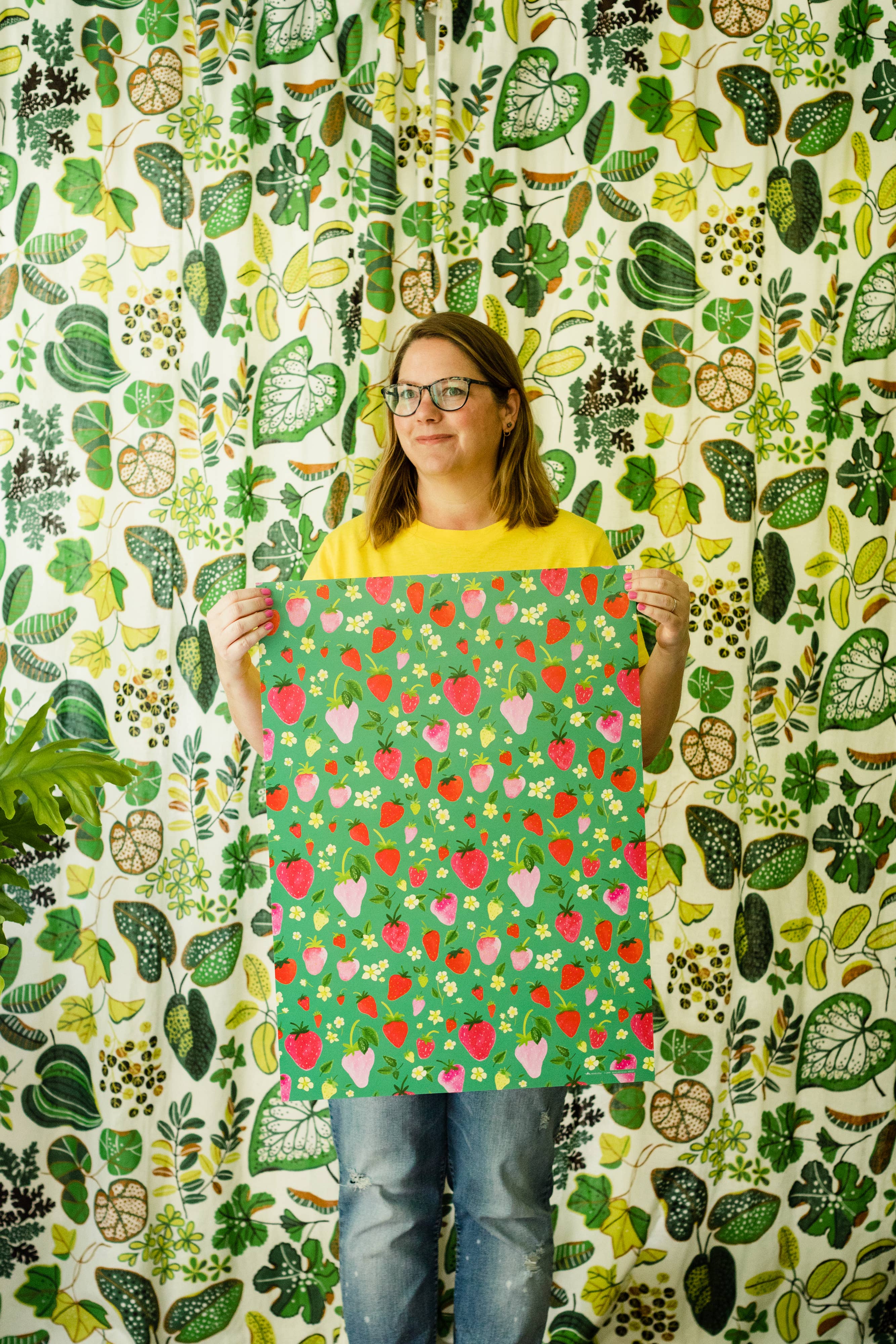 REVEL & Co. - Venta al por mayor Sobre de papel de regalo - Hoja de papel de regalo de fresas4