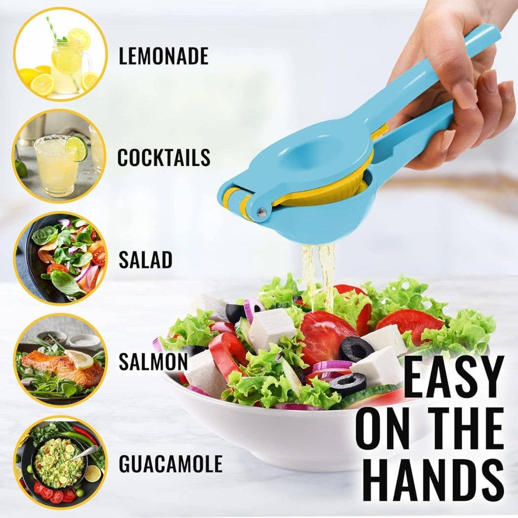 Zulay Kitchen - Venta al por mayor Exprimidores - Exprimidor de limón y lima 2 en 1 de metal, exprimidor manual27