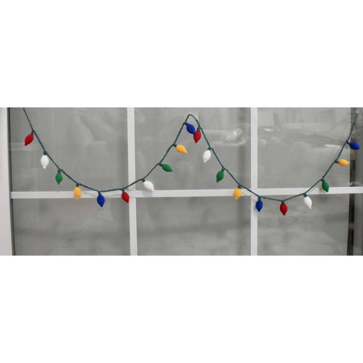 TOMOPOD LLC - Wholesale Bunting/Garland - Crochet Christmas Lights Garland, Christmas Home Decoration